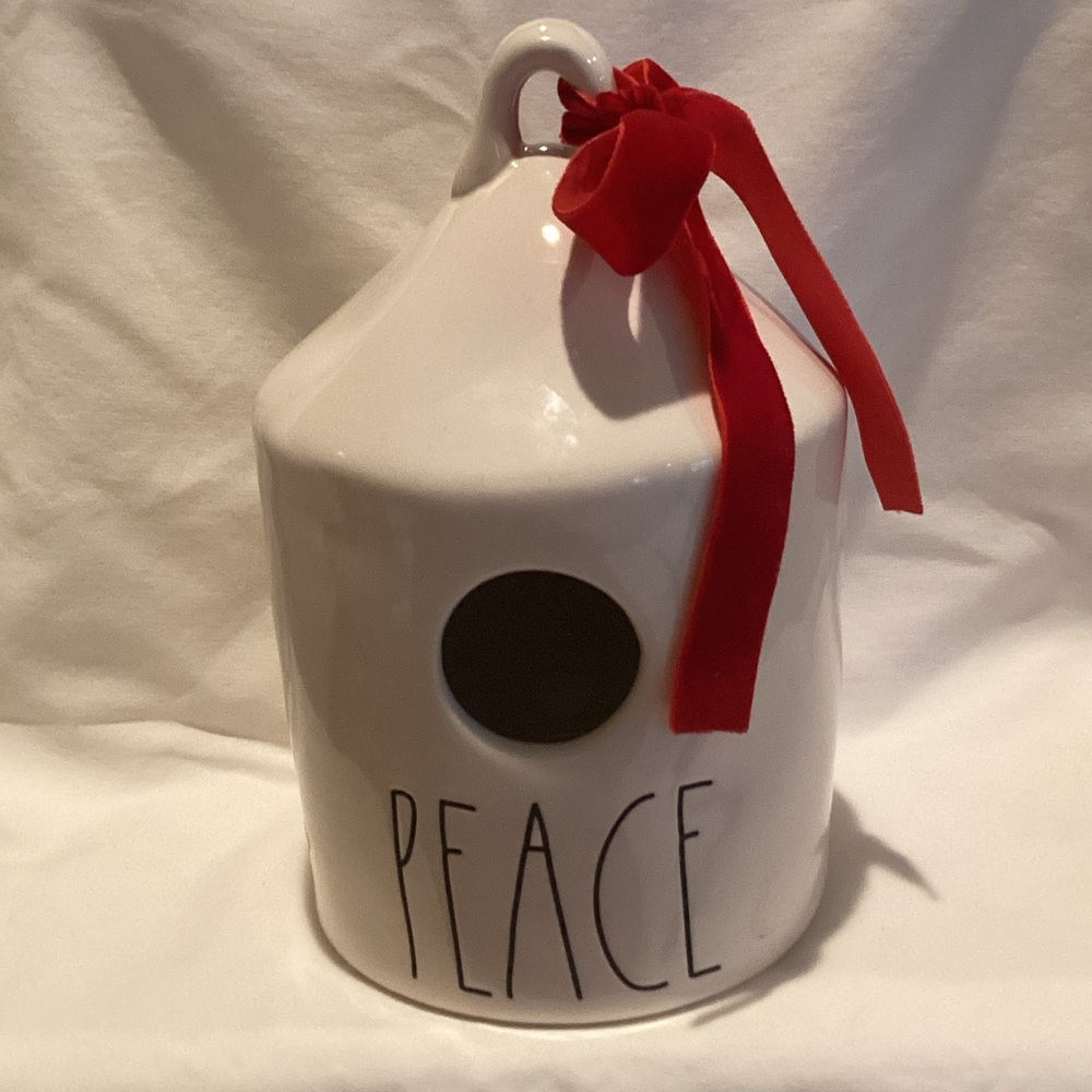 Rae Dunn PEACE Birdhouse
